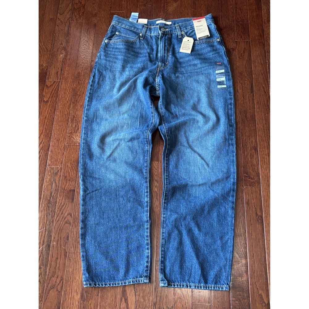 Levi's '94 Baggy Jeans Mens 31x31 Blue Medium Wash Loose Straight Leg NWT